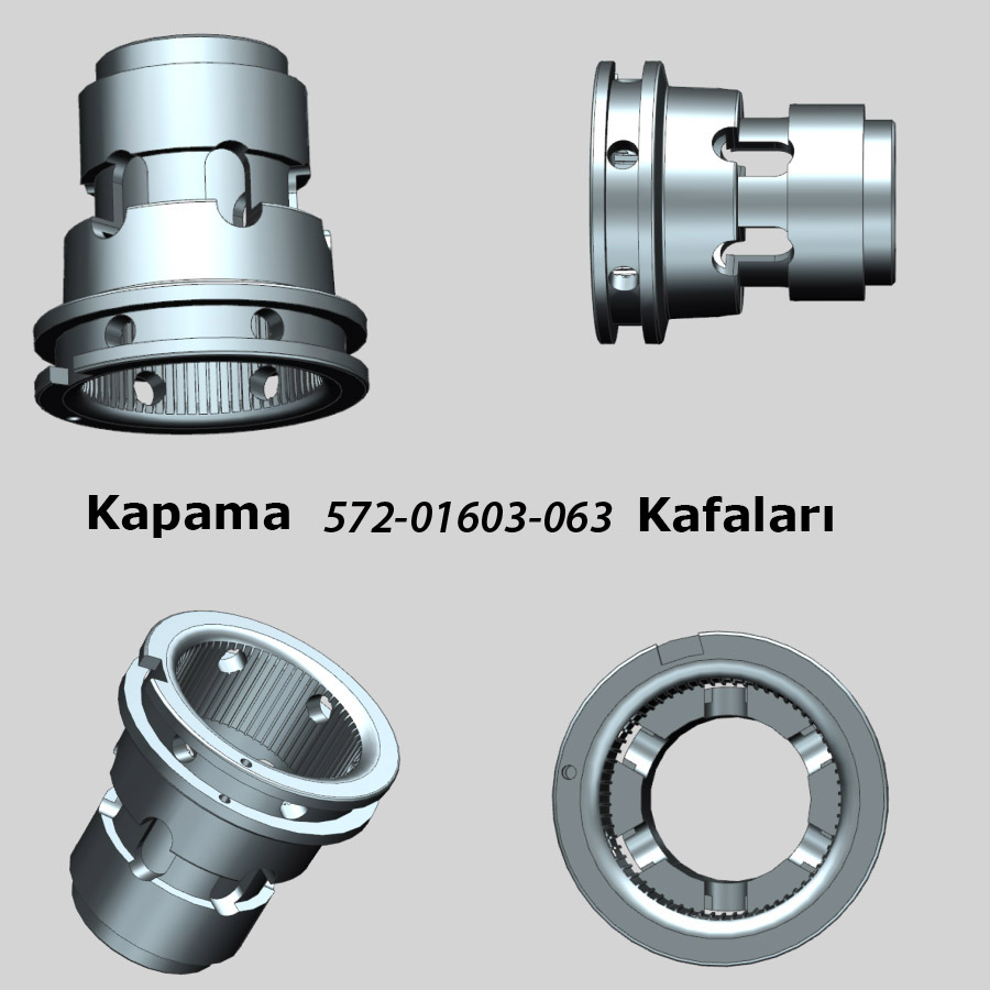 Kapak Kapatma Çakı, Kapak Kapatma Kafası, Kapama Chuck, Kapama Kafaları, Şişe Kapak Kapatma Parçaları