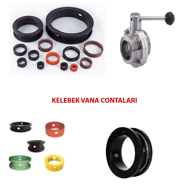 Kelebek Vana Contası, Kelebek Vana Contaları, Dolum Makinası Vana Contaları, Dolum Makinası Vana Contası